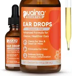 PUAINTA Dog Ear Cleaner, Natural Dog Ear Drops and Infection Treatment, Dog Ear Cleaning Solution for Itching, Irritation & Wax Build-Up,1oz