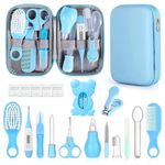 WXA Baby Healthcare and Grooming Kit,Baby Essentials for Newborn,Portable Baby Safety Care Set for Boys Girls(18 in 1）