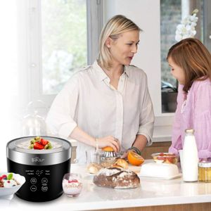 Automatic Digital Yogurt Maker – Black, Easy Home Fermentation