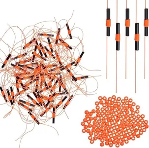 KAYYIPEX Bobber Stops for Fishing Floats，100pcs Slip Bobber Stop for Fishing line.