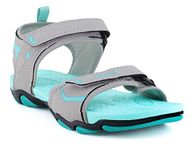 Sparx Women SS-591 Light Grey Mint Green Floater Sandals (SS0591L_GEGM_0006)