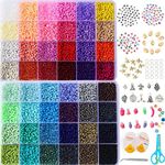 YITOHOP 8800+pcs 4mm 12/0 48 Colors