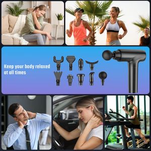 Deep Tissue Massage Gun – 20-Speed Handheld Muscle Massager