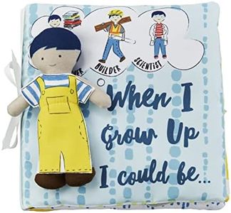 Mud Pie Children's When I Grow Up Plush Book, Boy