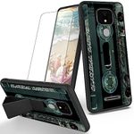 RYUITHDJP for ANS Artia ACK2326 Phone Case Cassette Theme with Screen Protector Detachable Stand Phone Case for ANS ACK2326 Case Soft TPU Stylish Protective Cover