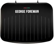 George Foreman GFF2021 Fit Grill Medium, Fast Heat Up, Easy to Clean, Drip Tray, Non Stick Grill, Black