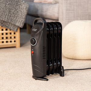 Russell Hobbs Oil Filled Radiator, 650W – Portable Electric Heater