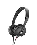 Sennheiser HD 25 LIGHT Lightweight On-Ear DJ & Monitoring Headphones | Robust Single Headband Design | 1.5M Dual-Sided Detachable Cable & 1/4" Jack Adaptor Included | Black (508664)