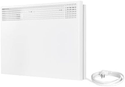 Stelpro PLUG-IN Ultra-Quiet Convector Heater – 1500W, 120V, Built-In Programmable Thermostat with LCD, Cool-Touch Safety, Rounded Steel Housing, Quiet Operation (ASHC1501PW) - White