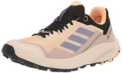 adidas Women's Terrex Trail Rider, Sand Strata/Silver Violet/Wonder White, 7