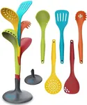 Home Hero 6 Pcs Kitchen Utensils Set - Nested Cooking Utensils Set - BPA Free First Home Essentials Utensil Sets - Household Essentials Kitchen Gadgets (Rainbow)