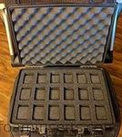 Pelican Case 1470 Custom Foam Insert for 18 Watches (Foam ONLY)