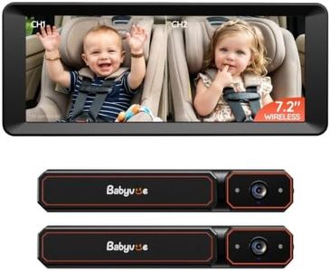 Babyvue BV6PLUS 7.2" Wireless Dual Car Camera Baby Monitor Fast Setup
