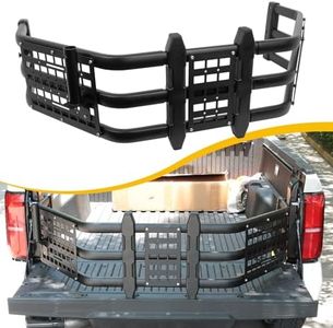 Upgraded Truck Bed Extender Fit for Toyota Tacoma 2005-2026 Aluminum Tailgate Extender, with Molle Panel and Flagpole Bracket