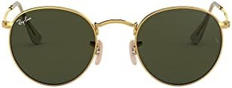 Ray-Ban - Men's - Round Metal - 50mm - Gold/Green Classic - Sunglasses