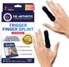 Dr. Arthritis Finger Brace Support, Versatile Trigger Finger Splints for Arthritis, Sprain, Injury Recovery & Hand Pain Relief, Splint Kit Compression that Fits Index, Middle, Ring, Pinky Joints (Black, Regular)