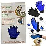 Gentle Pet Grooming Glove Brush, Gentle Deshedding Glove Great For Cats & Dogs