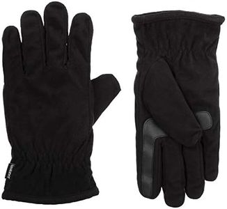 isotoner Men's Fleece Touchscreen Glove, Warm Lined Cold Weather with smartDRI Technology, Xlarge