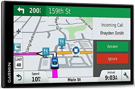 Garmin DriveSmart 61 NA LMT-S with Lifetime Maps/Traffic, Live Parking, Bluetooth,WiFi, Smart Notifications, Voice Activation, Driver Alerts, TripAdvisor, Foursquare
