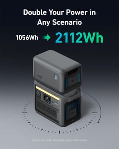 Anker SOLIX C1000 Portable Power Station – High-Capacity Backup
