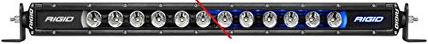 Rigid Industries Rigid Radiance Plus SR-Series LED Light, 8 Option RGBW Backlight, (20)