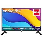 RCA RS24H1A 24 Inch Smart TV, Android TV with Netflix Freeview Google Play Disney+, Built-in Bluetooth Wifi Dolby Audio 3 x HDMI 2 x USB Port, Ideal Small Television for Small Lounge Kitchen Black