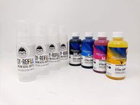 Ink Tec Sublinova Smart DTI Dye Sublimation Inks (Easy Refill Set (C,M,Y,K), 100ml)