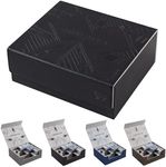 cloudever 1800+ Card Deck Storage Boxes, Magnetic Closure Trading Card Box, PU Leather Card Box Card Storage Case for Magic Commander YugiOh TCG TGG Cards Sports Cards(Black)