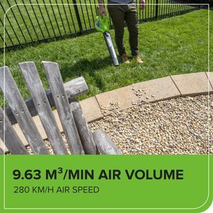 Greenworks Cordless Leaf Blower – Lightweight, Battery Powered