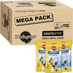 Pedigree DentaStix 112 Sticks Functional Snacks, Daily Dental Chews for Small Dogs (5 -10 kg), Megapack