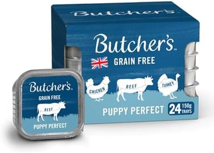 Butcher's Puppy Perfect Wet Dog Food Trays, 3.6 kg (24 x 150 g)