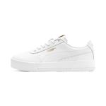 PUMA Women's Carina Lux L Trainers, Puma White-Puma White, 6 UK