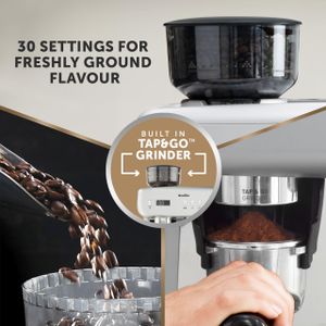 Breville Barista Max+ Espresso Machine – Silver