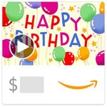 Amazon.ca eGift Card - Galactic Birthday Balloons (Animated)