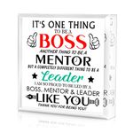 FaCraft Boss Gifts for Women Men Keepsake and Paperweight Boss's Day Gifts for Her Him Boss Leader from Employee Christmas Birthday Gifts National Boss Day Gifts for Bosses Lady Female Male Manager