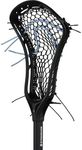 StringKing Women’s Complete Lacrosse Stick with Metal 2 W Shaft and Women's Type 4 Mesh (Black/Carolina)
