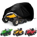 Garden tractor cover, Lawn tractor cover, 420D windproof, Rainproof, Dustproof, UVproof Oxford cloth tarpaulin (L264 x W100 x H130CM)