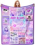 Music Blanket Music Gifts Blankets Ultra Soft Warm Throw Blanket Music Lovers Gifts for Women Girls Men 60"X50"