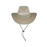 Dorfman Pacific Men's 1 Piece Suplex Pinch Front Safari Hat - Beige - L
