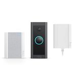 Ring Video Doorbell Wired + Plug-In Adaptor and Chime by Amazon | Doorbell camera with 1080p HD Video, Two-Way Talk, Advanced Motion Detection, plug-in power | 30-day free trial of Ring Protect