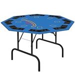 Soozier Poker Table Foldable 47" Oc