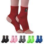 WYOX Ankle Brace for Women, Men, and Youth - Plantar Fasciitis Brace, Ankle Support Brace for Men, Workout and Sports Ankle Brace, Perfect for Stability and Support in All Activities (Red, L/XL)