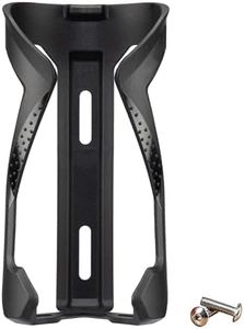 PRO BIKE TOOL Carbon Composite Water Bottle Cage - Lightweight Bike Bottle Holder for Road and Mountain Bikes - Fits 20-33oz Bottles, Easy Installation, High Collar Design - Black, 6.1 x 2.9 in