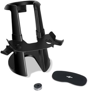 SARLAR VR Stand, Display Holder Compitable with Oculus Meta Quest 2/ Quest/ Rift S/ Valve Index Headset and Touch Controllers Accessories