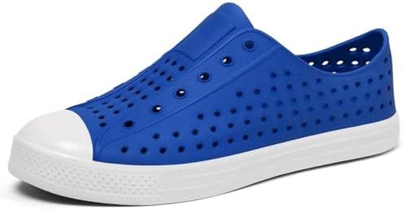 SAGUARO Mens Garden Shoes for Women Breathable Slip-On Gardening Clogs Quick Dry Non-Slip Water Shoe Outdoor Beach Sandals Aero XVII Sea Blue 12 Women/10 Men