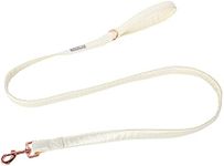 Lionet Paws Dog Leash - Off White Leash for Small Medium Large Dogs Matching Collar for Girl and Boy