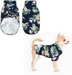 Dog T-Shirt, Dog Clothes Pet Summer Shirts Hawaii Beach Pineapple Printed Puppy Shirt Soft Comfortable Shirt Apparel Outfit Seaside Resort Style Pet Cool Clothes for Pet Dogs Cats (S)