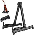 Foldable Lightweight Guitar Stand - Portable, Compact & Adjustable for Acoustic & Electric Guitars - Non-Slip Base & Padded Arms - Perfect for Home Studios, Live Performances & Traveling Musicians