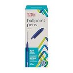 Office Depot(R) Brand Ballpoint Stick Pens, Medium Point, 1.0 mm, Blue Barrel, Blue Ink, Pack of 36