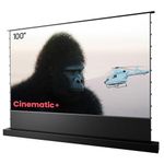 AWOL Vision 100" Motorized ALR Floor Rising Projector Screen for Ultra Short Throw Projector, Projector Screen for Home Theater, 4K/8K Ultra HD, 95% Ambient Light Rejecting, Active 3D-ALR-F210C